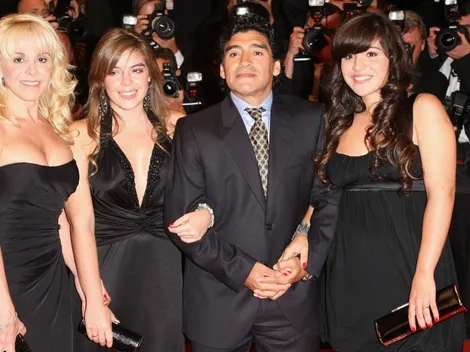 Claudia Villafañe, Dalma y Gianinna reaccionaron a la serie Maradona: Sueño Bendito