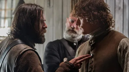 Sam Heughan y Duncan Lacroix