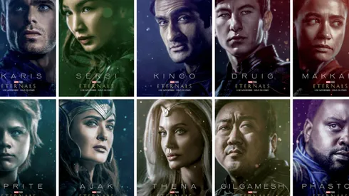 Las nuevas imágenes de Eternals, que estrena en noviembre