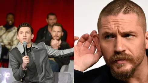 Tom Holland y Tom Hardy