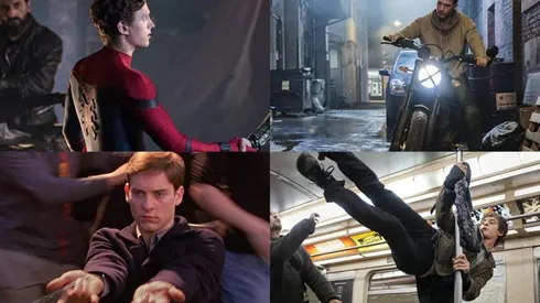 Tom Holland, Tom Hardy, Tobey Maguire y Andrew Garfield