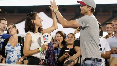 Ashton Kutcher y Mila Kunis, una pareja feliz.