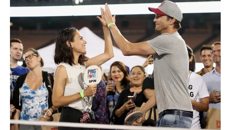 Ashton Kutcher y Mila Kunis, una pareja feliz.