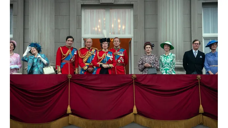 La familia real de The Crown