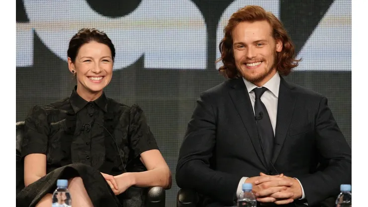 Sam Heughan y Caitriona Balfe