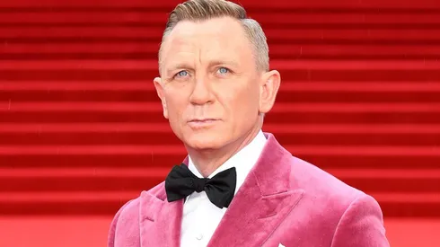 Así se presentó Daniel Craig al estreno mundial de No time to die.
