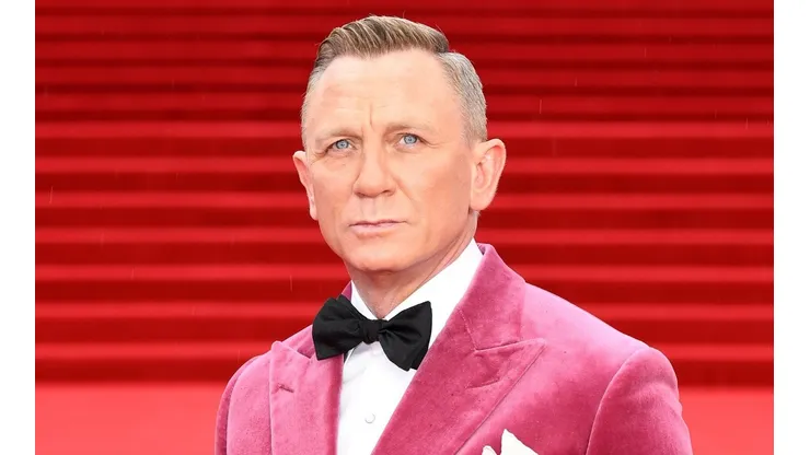 Así se presentó Daniel Craig al estreno mundial de No time to die.