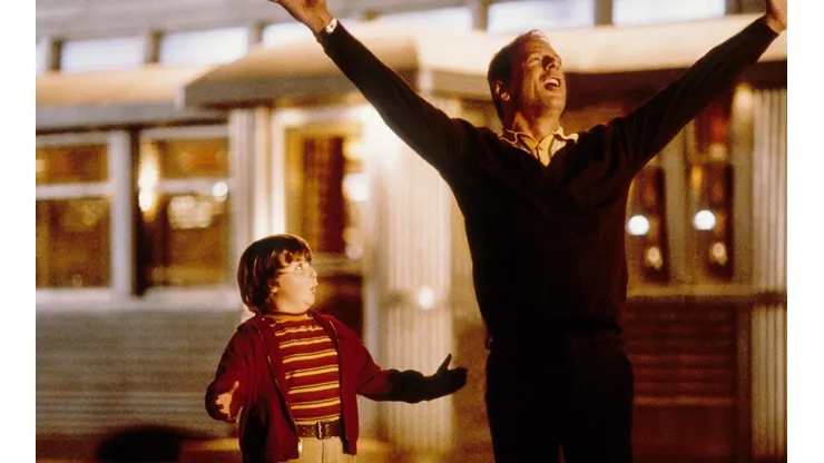 Spencer Breslin junto a Bruce Willis.