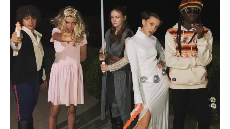 Los protagonistas de Stranger Things.