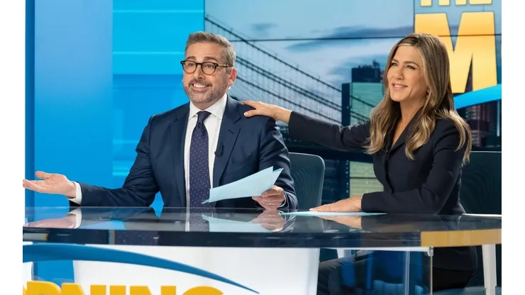 The Morning Show es protagonizada por Steve Carell, Jennifer Aniston, Reese Witherspoon y Billy Crudup.