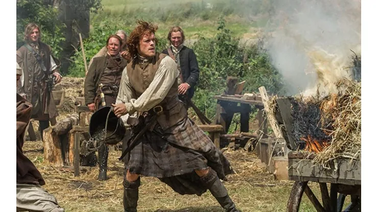 Sam Heughan en Outlander