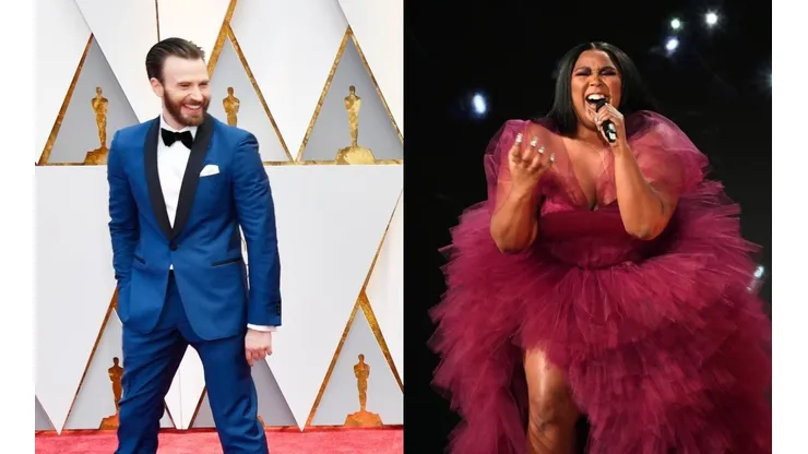 Chris Evans y Lizzo