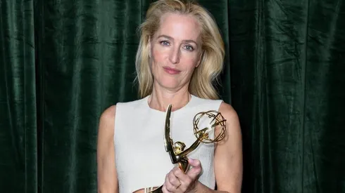 Gillian Anderson y su merecido premio.
