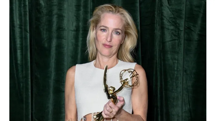 Gillian Anderson y su merecido premio.