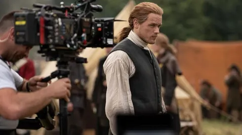 Sam Heughan como Jamie Fraser