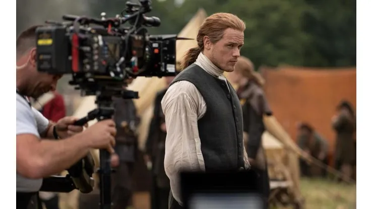 Sam Heughan como Jamie Fraser