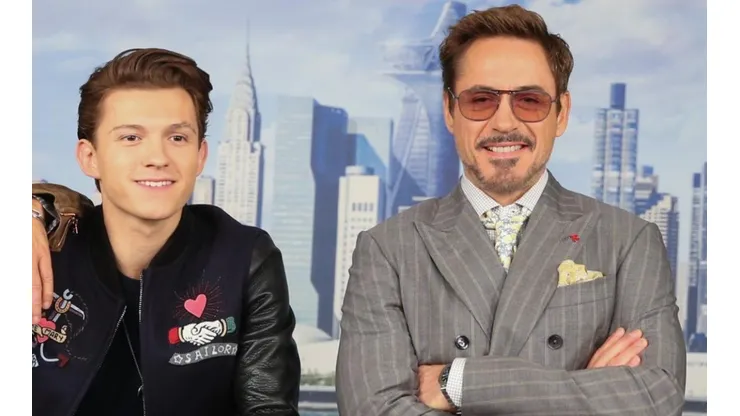 Tom Holland y Robert Downey Jr