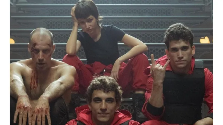 Los protagonistas de La Casa de Papel