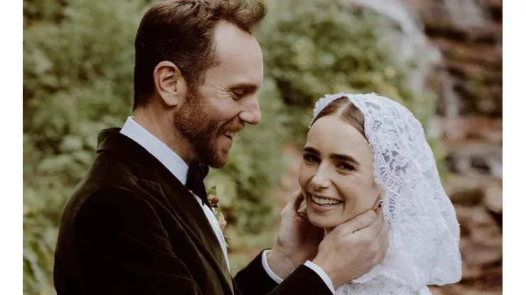 Lily Collins y su esposo, Charlie McDowell