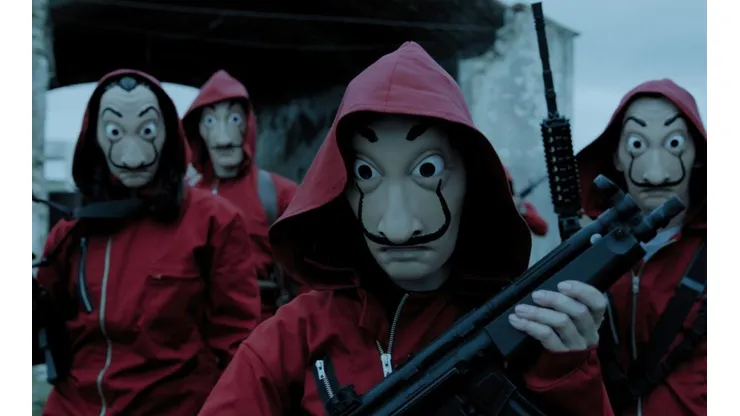 Los protagonistas de La Casa de Papel