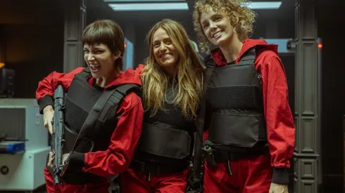Las protagonistas de La Casa de Papel