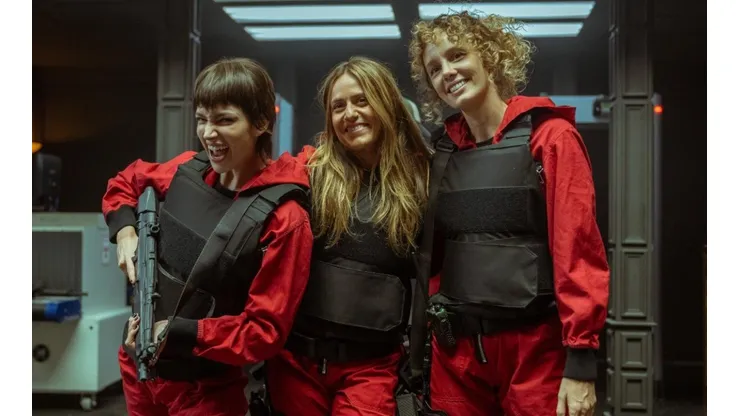 Las protagonistas de La Casa de Papel