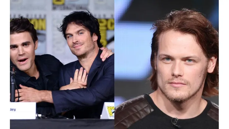 Paul Wesley, Ian Somerhalder y Sam Heughan