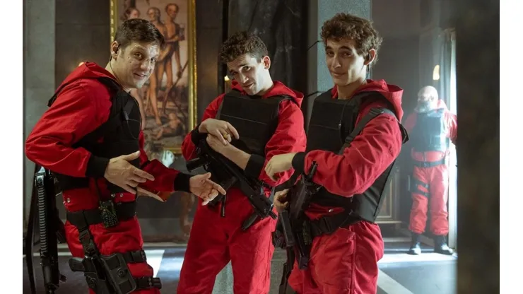 El elenco de La Casa de Papel