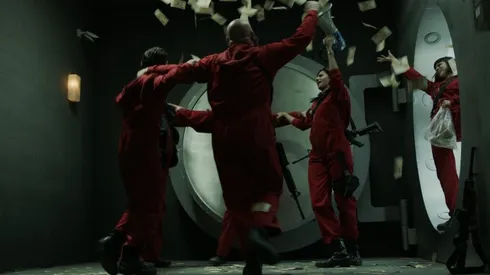 El elenco de La Casa de Papel