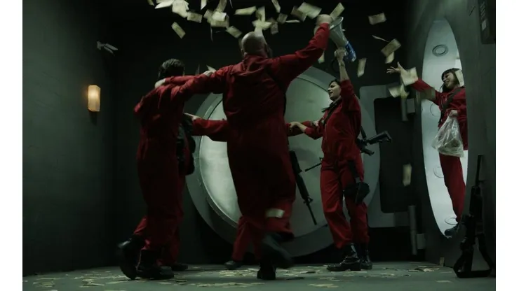 El elenco de La Casa de Papel