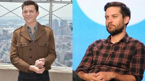 Tom Holland y Tobey Maguire