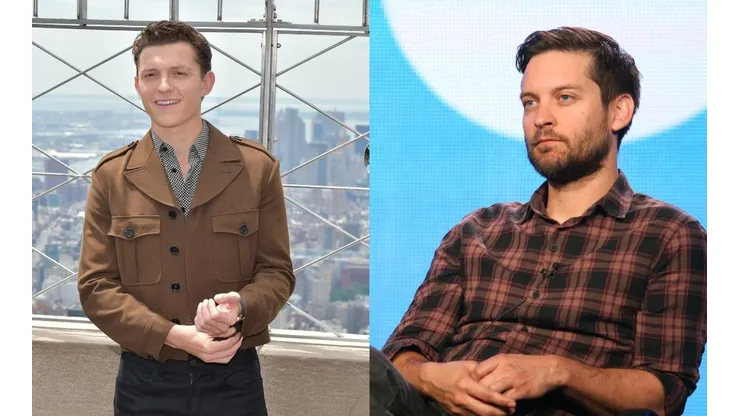 Tom Holland y Tobey Maguire