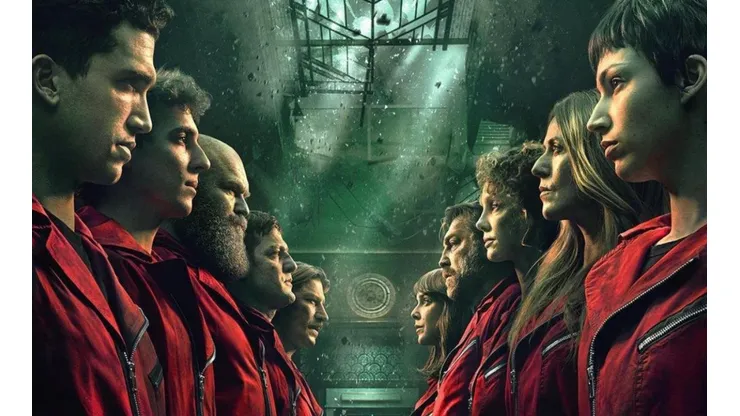 Los protagonistas de La Casa de Papel