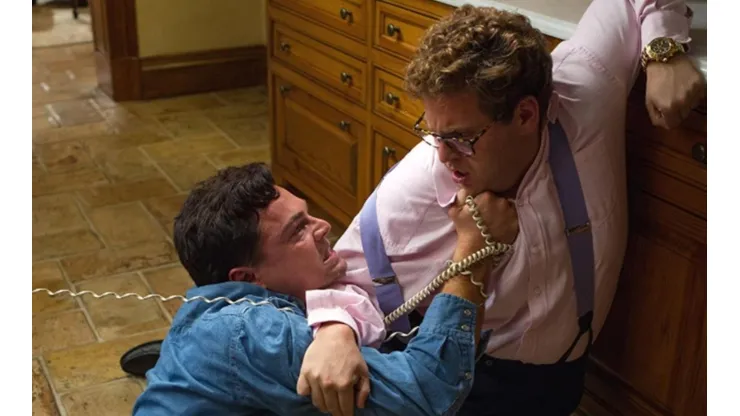 DiCaprio en El Lobo de Wall Street.