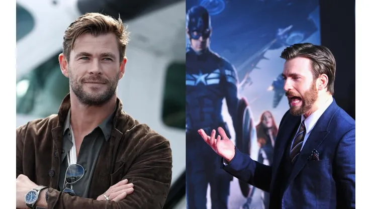 Chris Hemsworth y Chris Evans