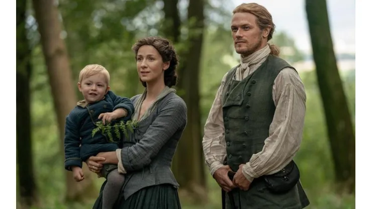 Sam Heughan y Caitriona Balfe