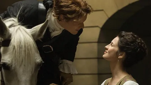 Sam Heughan y Caitriona Balfe