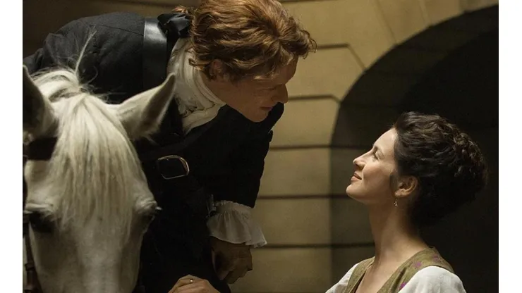 Sam Heughan y Caitriona Balfe