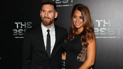 Lionel Messi y Antonella Roccuzzo