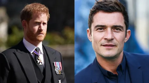 Orlando Bloom y el Príncipe Harry
