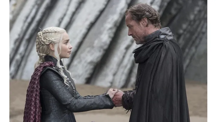 Emilia Clarke e Iain Glenn son muy amigos.