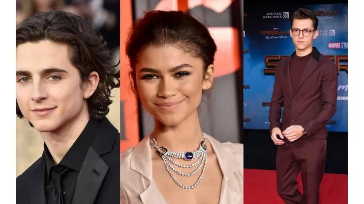 Timothée, Zendaya y Tom