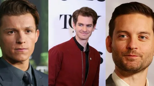 Tom Holland, Andrew Garfield y Tobey Maguire