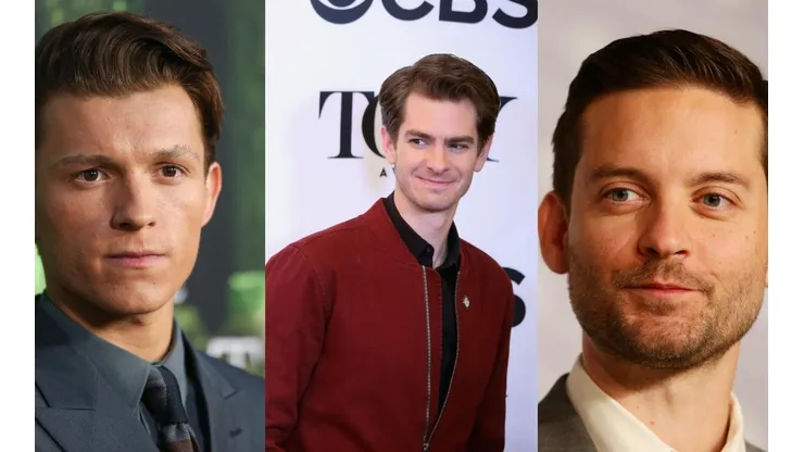 Tom Holland, Andrew Garfield y Tobey Maguire