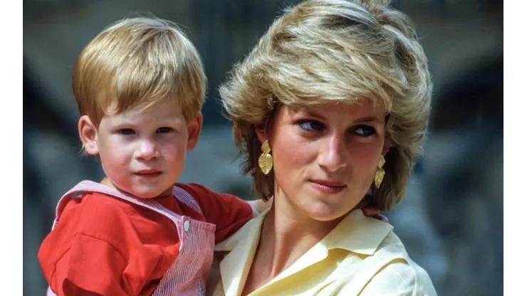 Lady Di y el Príncipe Harry