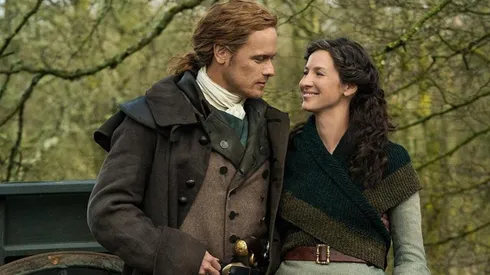 Sam Heughan y Caitriona Balfe