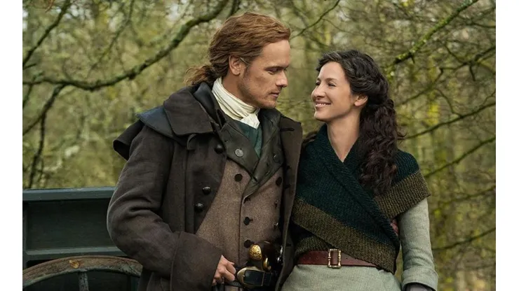Sam Heughan y Caitriona Balfe
