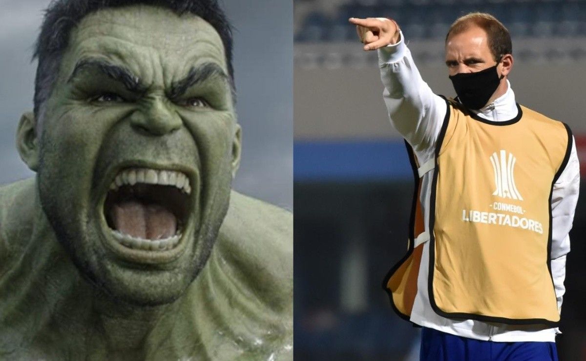 Leandro Somoza se "enfrentó" a la policía de Brasil imitando a Hulk