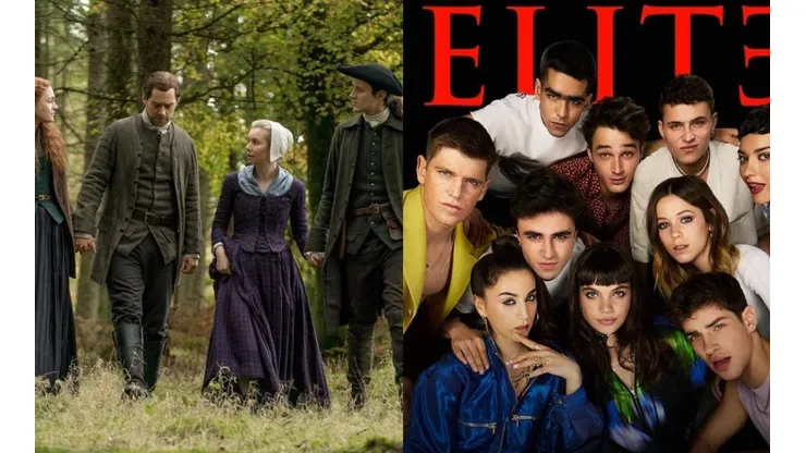 El elenco de Élite y el de Outlander