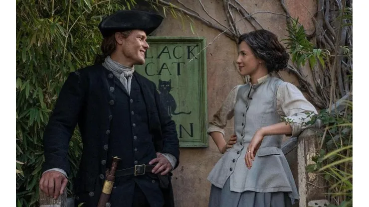 Sam Heughan y Caitriona Balfe